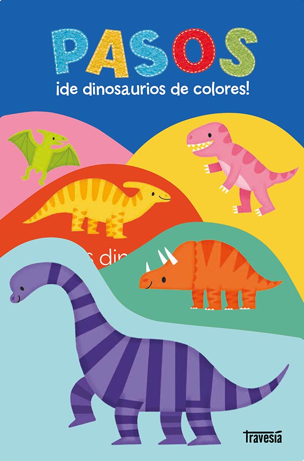 PASOS DE DINOSAURIOS DE COLORES