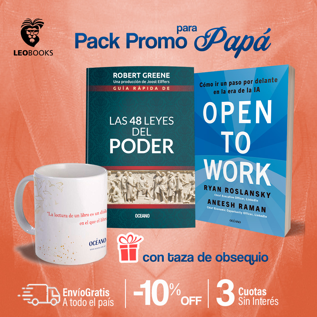 Pack Papá - Open To Work + Guía 48 Leyes Del Poder + Regalo Especial