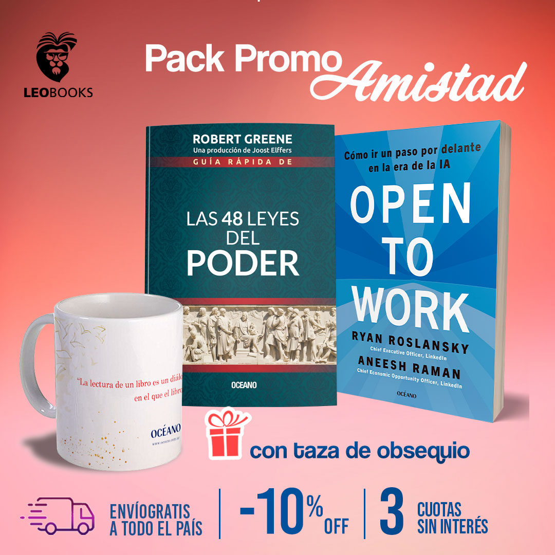 Pack Amistad  - Open To Work + Guía 48 Leyes Del Poder + Regalo Especial
